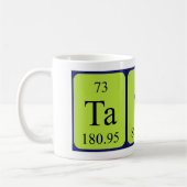 Tayt periodieke lijstnaam mok (Links)