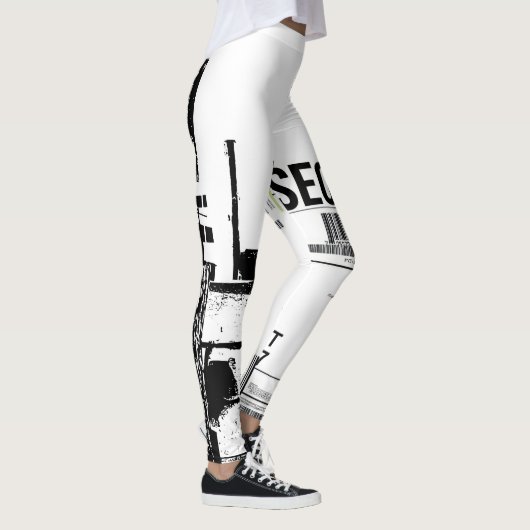 Tayt pop kunst Leggings modern 24SS printpatroon (Rechts)