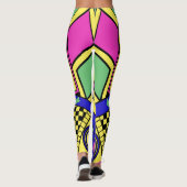 Tayt pop kunst Leggings modern 24SS printpatroon (Achterkant)
