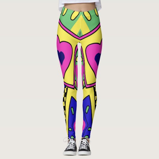 Tayt pop kunst Leggings modern 24SS printpatroon (Voorkant)