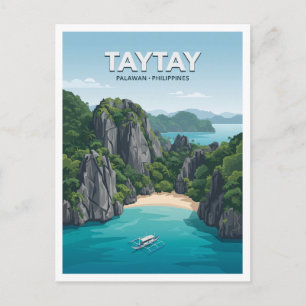 Taytay-baai Filipijnen Reis Cadeau Briefkaart
