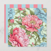Taywanse Pioenrozen Kaart (Voorkant / Achterkant)