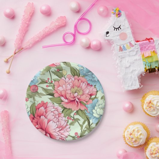 Taywanse Pioenrozen Papieren Bordje (Feest)