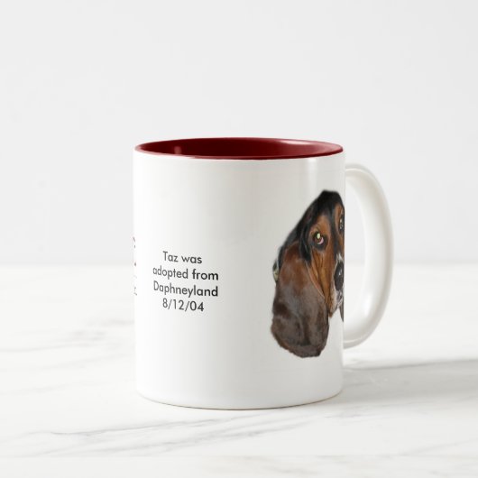 Taz Adoption Mok (Voorkant rechts)
