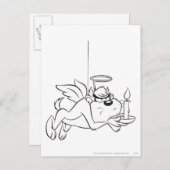 TAZ™ Angel-houder Briefkaart (Voorkant / Achterkant)