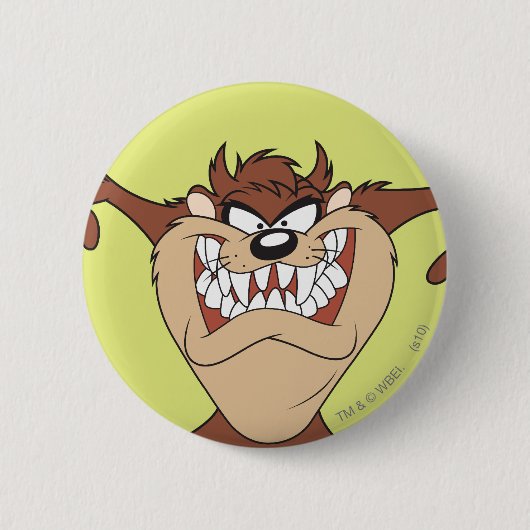 TAZ™ Armen wijd Ronde Button 5,7 Cm (Voorkant)