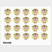 TAZ™ Armen Wijd Ronde Sticker (Vel)