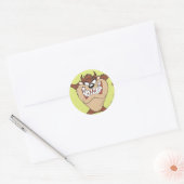TAZ™ Armen Wijd Ronde Sticker (Envelop)