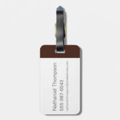 TAZ™ barstt door pagina Bagagelabel (Achterkant verticaal)