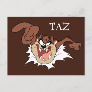 TAZ™ barstt door pagina Briefkaart