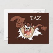 TAZ™ barstt door pagina Briefkaart (Voorkant / Achterkant)