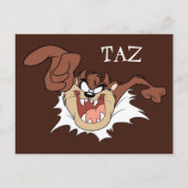 TAZ™ barstt door pagina Briefkaart (Voorkant)
