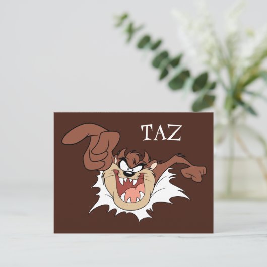 TAZ™ barstt door pagina Briefkaart (Staand voorkant)