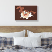 TAZ™ barstt door pagina Canvas Afdruk (Insitu (Slaapkamer))