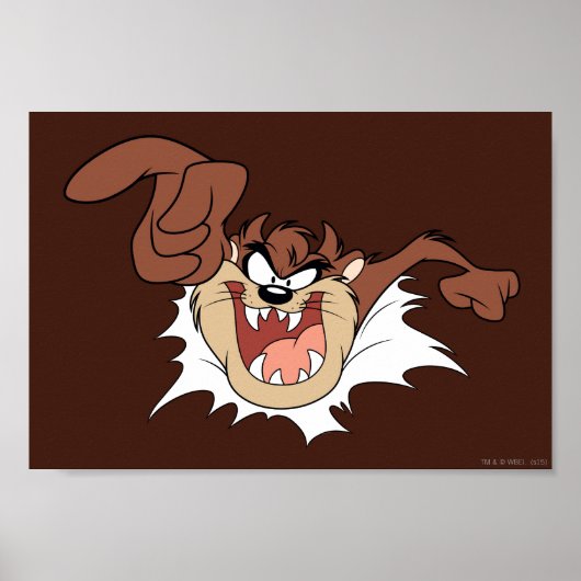 TAZ™ breekt door pagina Poster (Voorkant)