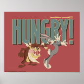 TAZ™ & BUGS BUNNY™ "Hungry" Poster (Voorkant)
