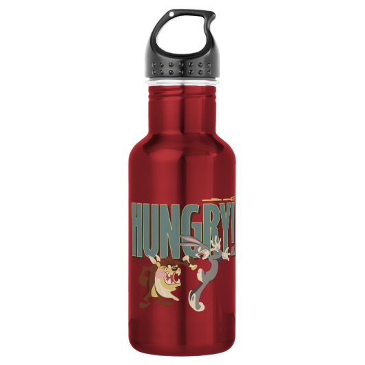 TAZ™ & BUGS BUNNY™ "Hungry" Waterfles (Voorkant)