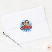 TAZ™-censuur Ronde Sticker (Envelop)