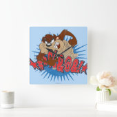 TAZ™-censuur Vierkante Klok (Huis)