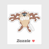 TAZ™ Clenched Tooth Grin Sticker (Vel)