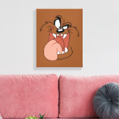 TAZ™ Crazy Smile Canvas Afdruk (Insitu (Woonkamer))