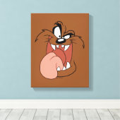 TAZ™ Crazy Smile Canvas Afdruk (Insitu (Houten vloer))