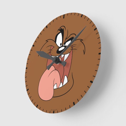 TAZ™ Crazy Smile Ronde Klok (Hoek)