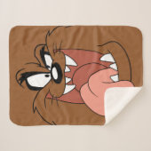 TAZ™ Crazy Smile Sherpa Deken (Voorkant (horizontaal))