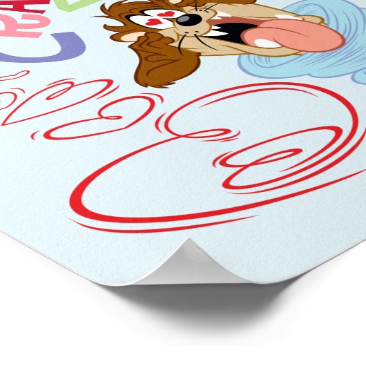 TAZ™ Crazy voor je! Poster (Hoek)