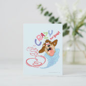 TAZ™ Crazy voor u! Briefkaart (Staand voorkant)