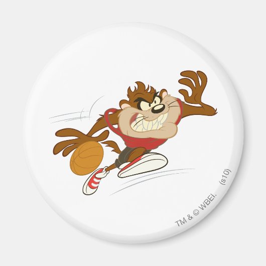 TAZ™ de Dribbelende Cycloon Magneet (Voorkant)