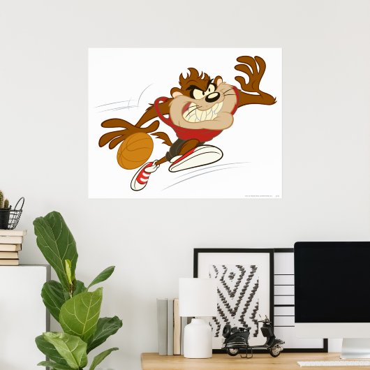 TAZ™ de Dribbling Cyclone Poster (Thuiskantoor)