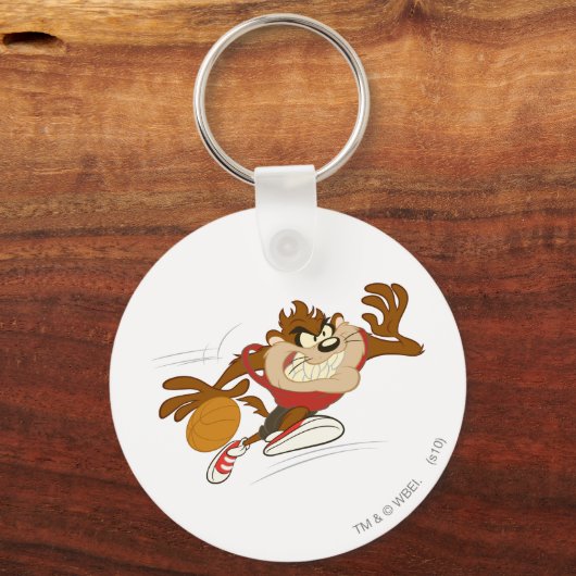 TAZ™ de Dribbling Cyclone Sleutelhanger (Voorkant)