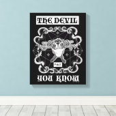 TAZ™ De duivel die je kent Canvas Afdruk (Insitu (Houten vloer))