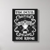 TAZ™ De duivel die je kent Canvas Afdruk (Voorkant)
