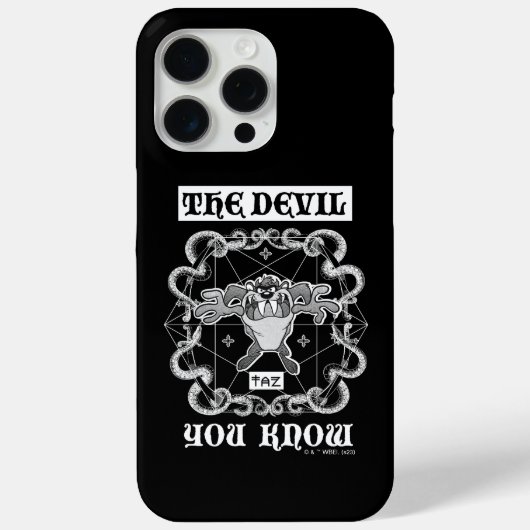 TAZ™ De duivel die je kent Case-Mate iPhone Case (Achterkant)
