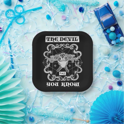 TAZ™ De duivel die je kent Papieren Bordje (Feest)