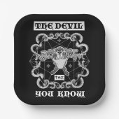 TAZ™ De duivel die je kent Papieren Bordje (Voorkant)