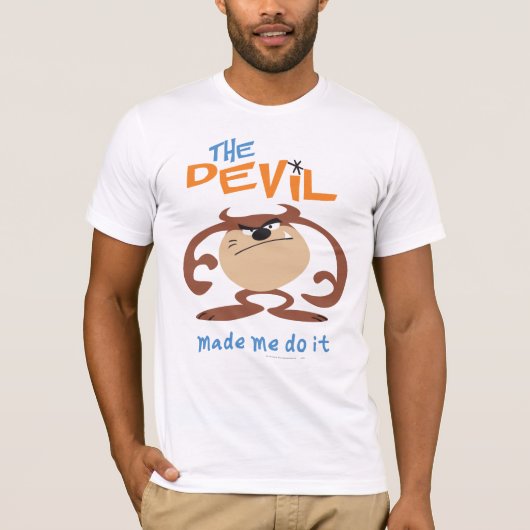 TAZ™ "De Duivel heeft me het laten doen" T-shirt (Voorkant)