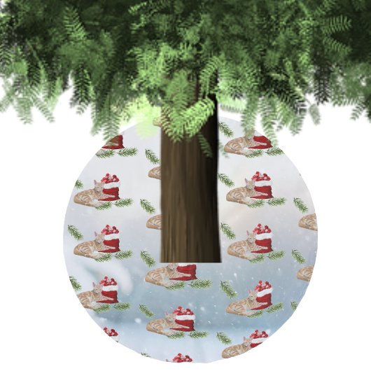 Taz - De slaperige kerstboomrok van de kat Kerstboom Rok