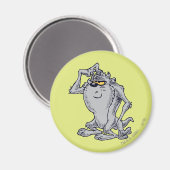 TAZ™ denkend artistiek ontwerp Magneet (Voorkant / Achterkant)