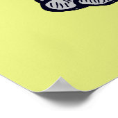 TAZ™ denkend artistiek ontwerp Poster (Hoek)