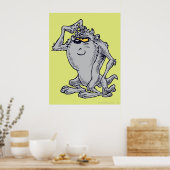 TAZ™ denkend artistiek ontwerp Poster (Keuken)