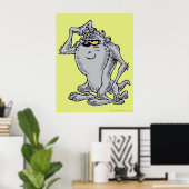 TAZ™ denkend artistiek ontwerp Poster (Thuiskantoor)