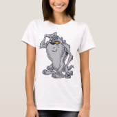 TAZ™ denkend artistiek ontwerp T-shirt (Voorkant)
