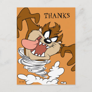 TAZ™ Draaiende Tornado Briefkaart