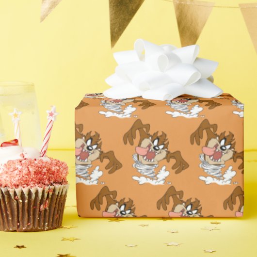 TAZ™ Draaiende Tornado Cadeaupapier (Verjaardagsfeest)