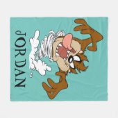 TAZ™ Draaiende Tornado Fleece Deken (Voorkant (Horizontaal))