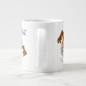 TAZ™ Draaiende Tornado Grote Koffiekop (Achterkant)
