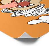 TAZ™ Draaiende Tornado Poster (Hoek)